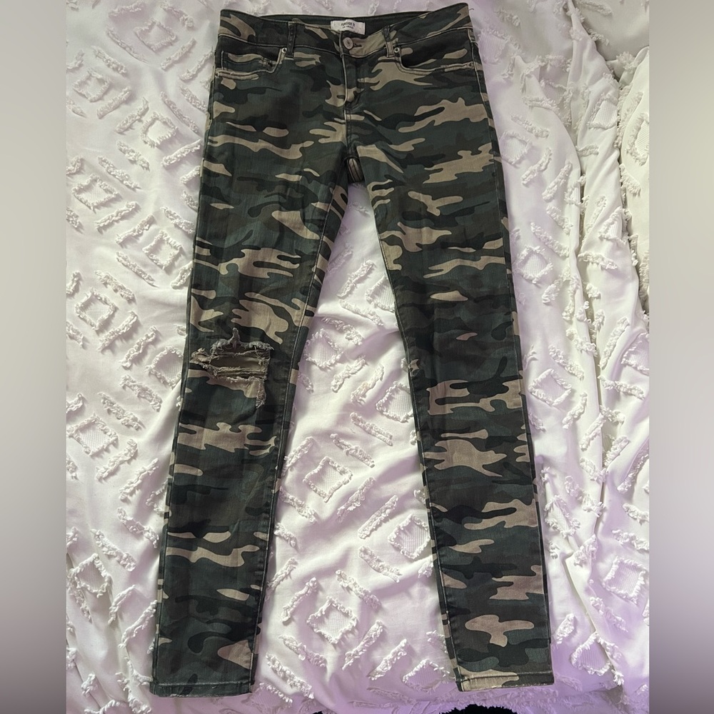 Camo Skinny Jeans